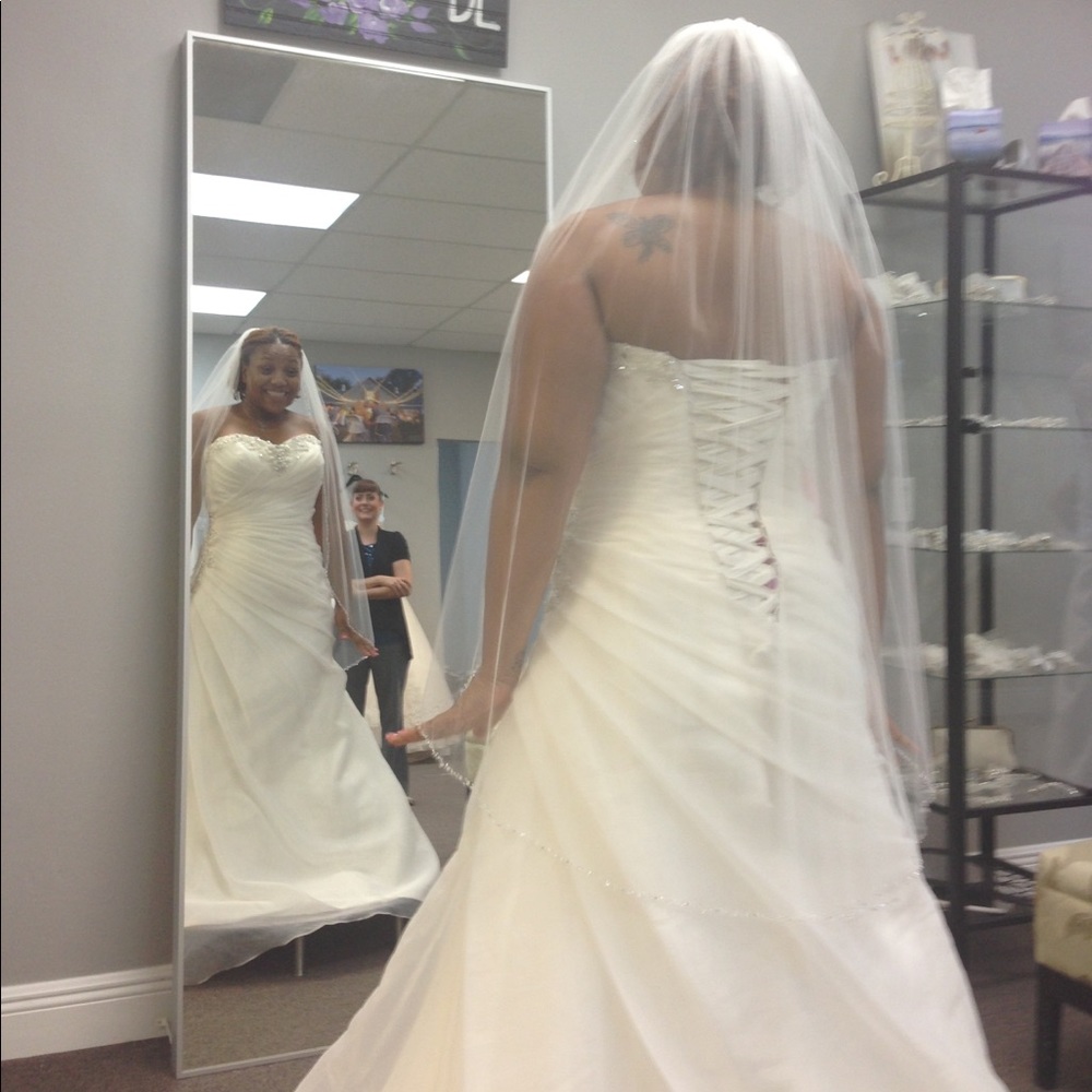 Never before worn wedding dress